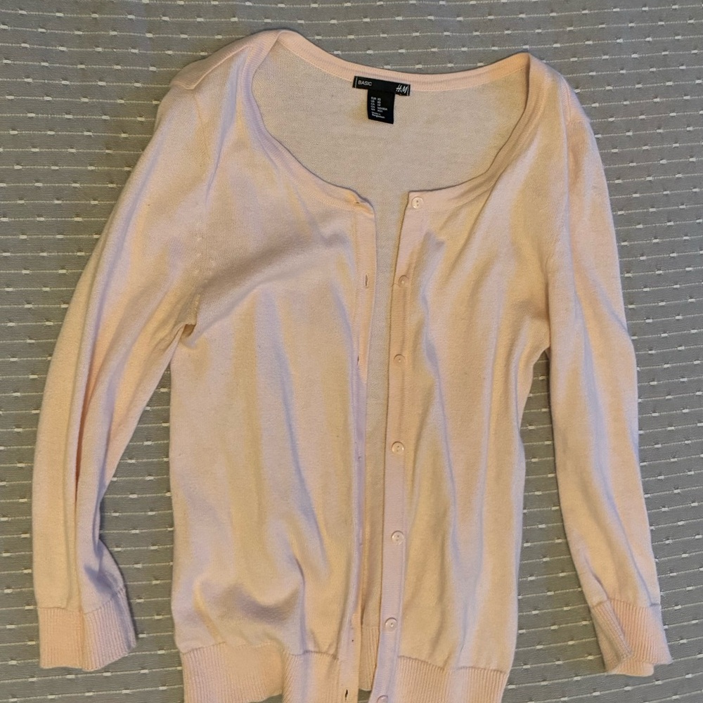 H&M Cardigan - Light Pink - XS